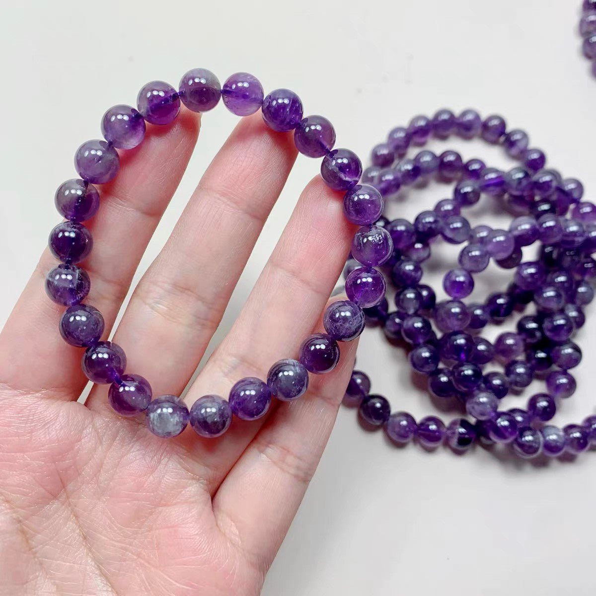 8mm Amethyst Bracelet Wholesale
