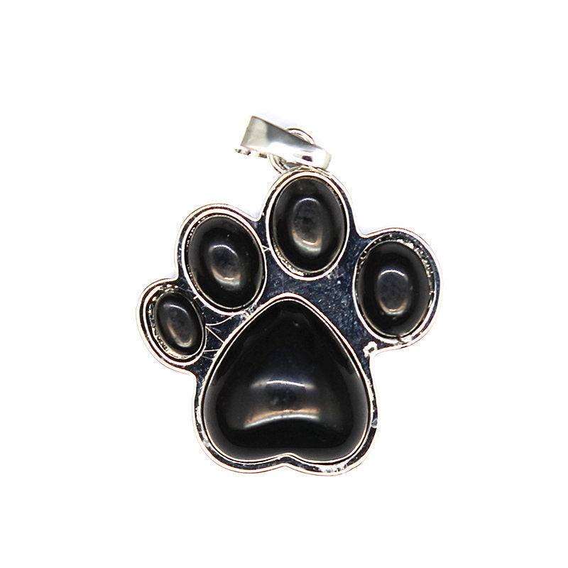 Crystal Paw Pendant Crystal Bulk Wholesale