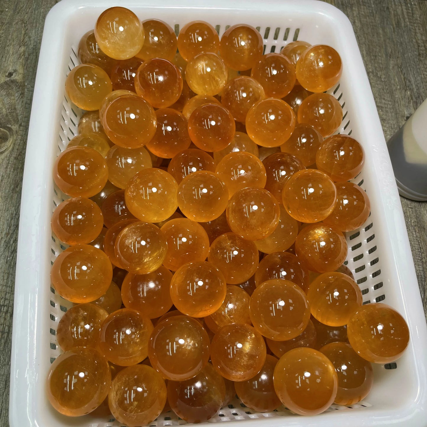 Yellow Calcite Honey Calcite Spheres Crystal Bulk Wholesale