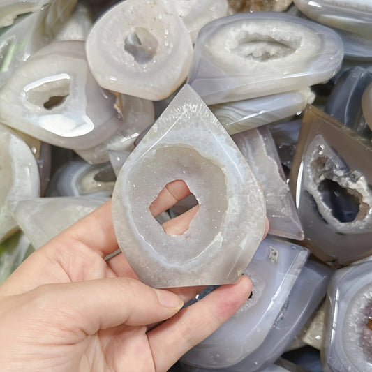Natural Agate Geode Arrow Head Crystals Wholesale crystal detail photo