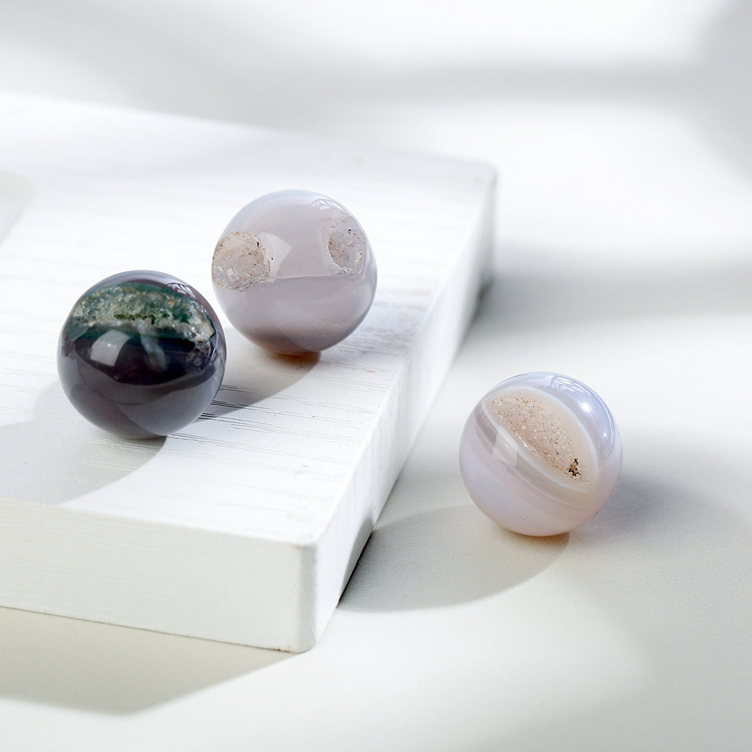Agate Geode Druzy Ball Crystals Bulk Wholesale gemstone wholesale display