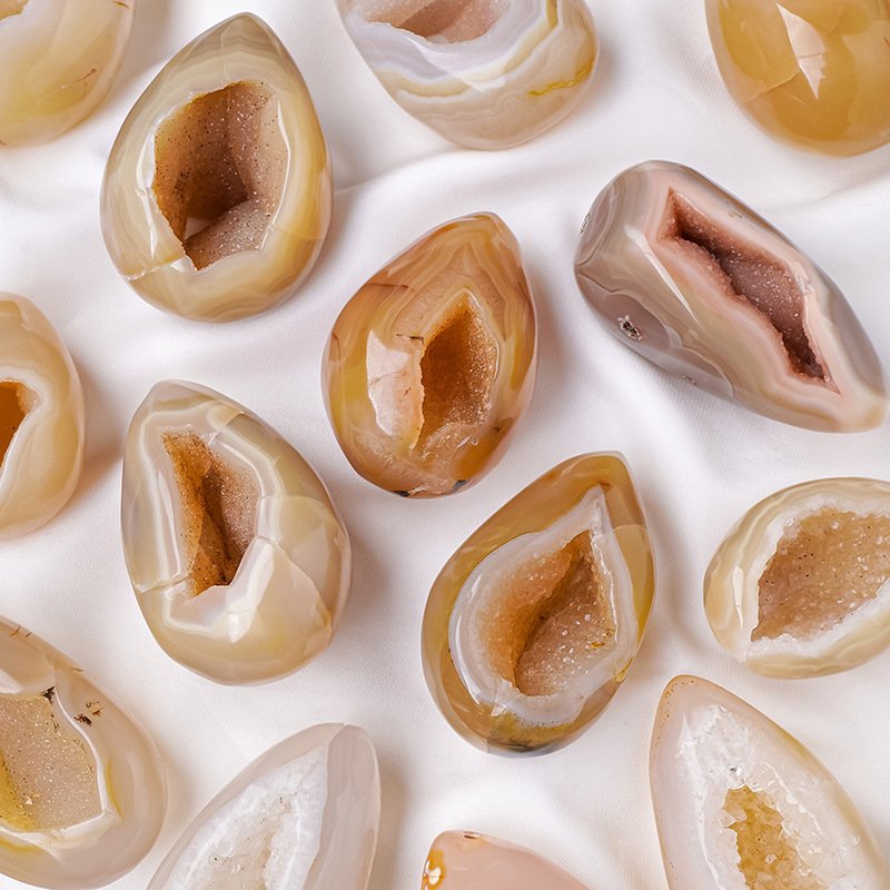 Agate Geode Egg Crystal Bulk Wholesale natural stone product image