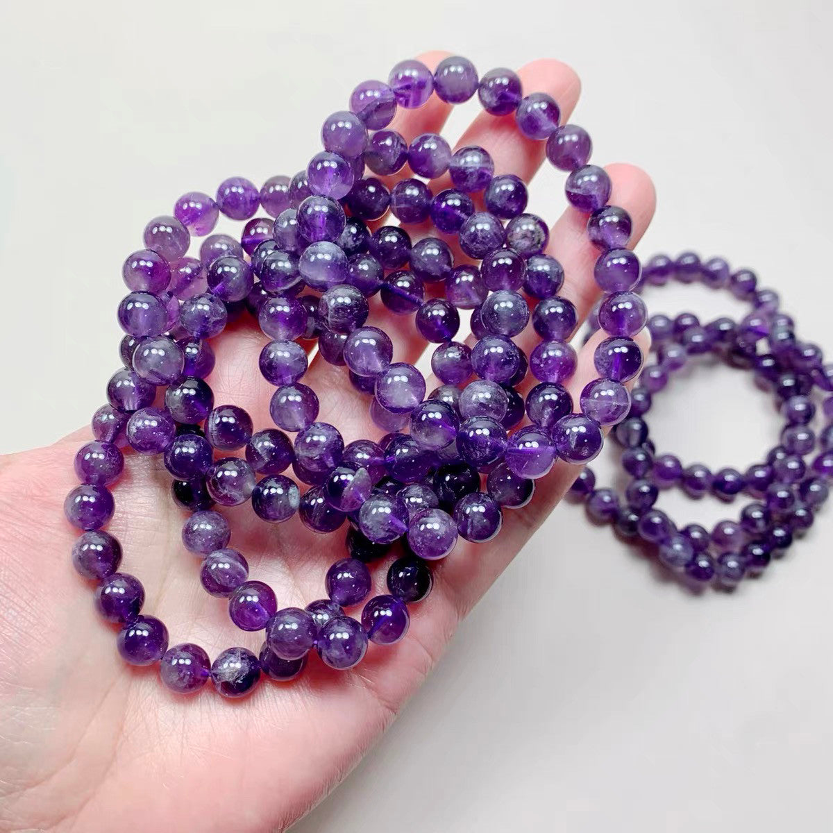 8mm Amethyst Bracelet Wholesale