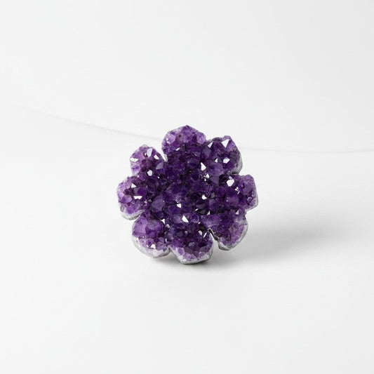 Amethyst Cluster Four-leaf clover Crystals Bulk Wholesale crystals bulk wholesale natural purple gemstone texture image 1