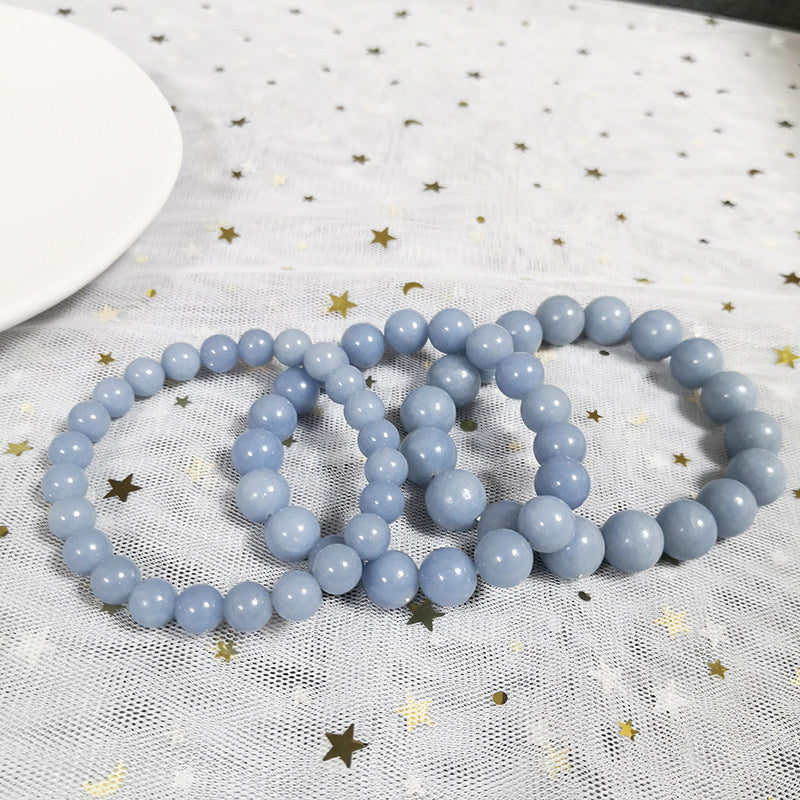 Angelite Crystal Bracelet 8mm Bulck Wholesale