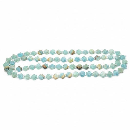 Blue Calcite Four Leaf Clover Pendant Beads Wholesale natural crystal image 1 bulk wholesale