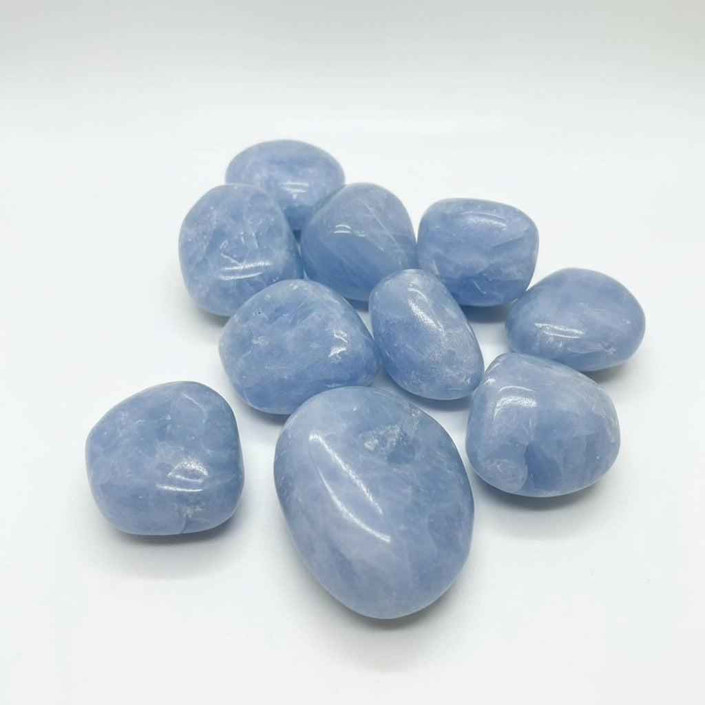Blue Calcite Palm Bulk Wholesale natural crystal image 1 bulk wholesale