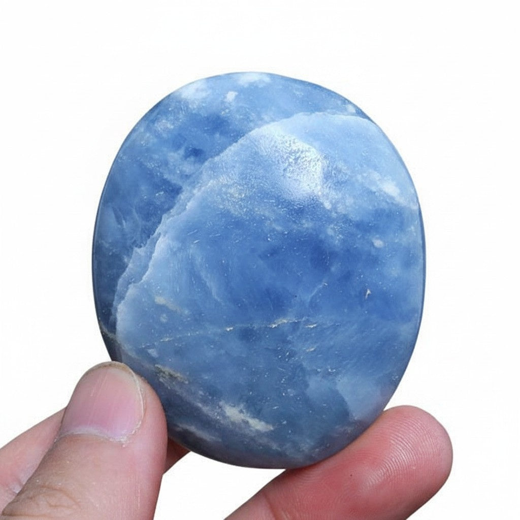 Blue Calcite Tumbled Wholesale natural crystal image 1 bulk wholesale