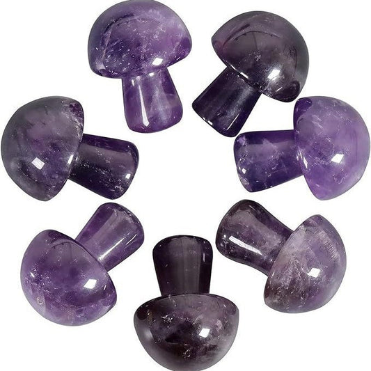 Chevron Amethyst Mushroom Crystals Bulk Wholesale crystals bulk wholesale natural purple gemstone texture image 1