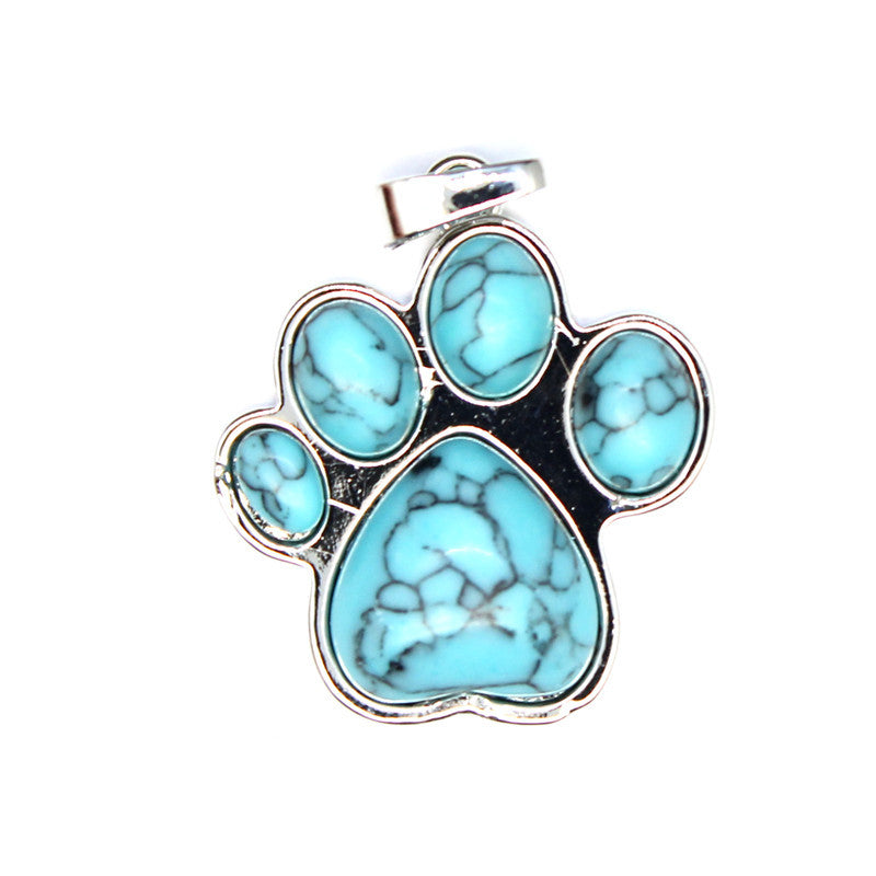 Crystal Paw Pendant Crystal Bulk Wholesale