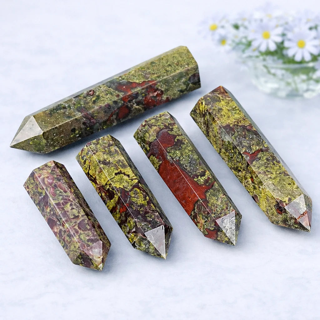 Dragon Blood Stone Tower Point Bulk Wholesale