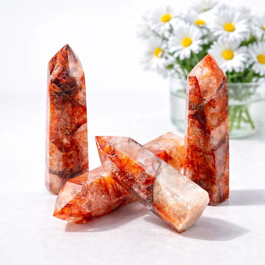 Fire Quartz Tower Point Bulk Wholesale