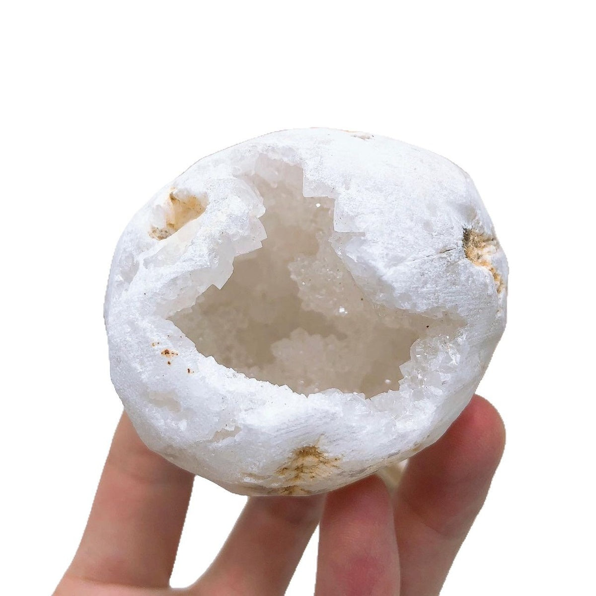 Wholesale Moroccan White Quartz Geode Egg Bulk Wholesale crystal collection