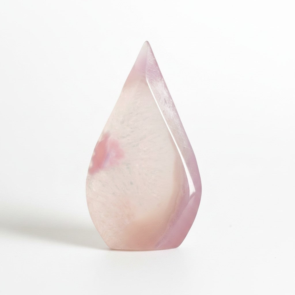 Pink Agate Druzy Geode Teardrop Crystals Bulk Wholesale gemstone wholesale display