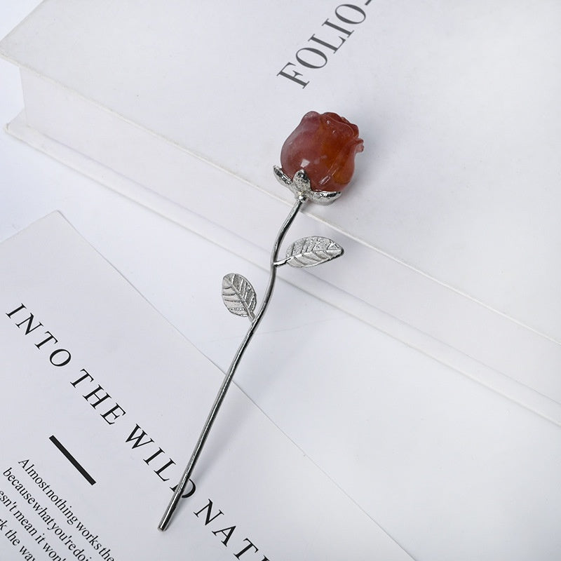 Rose Flower Carving Crystals Wholesale polished stone photo 8 for crystal wholesale