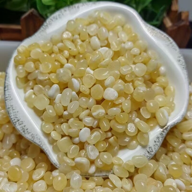 Yellow Calcite Tumbled Chips Bulk Wholesale natural crystal image 1 bulk wholesale