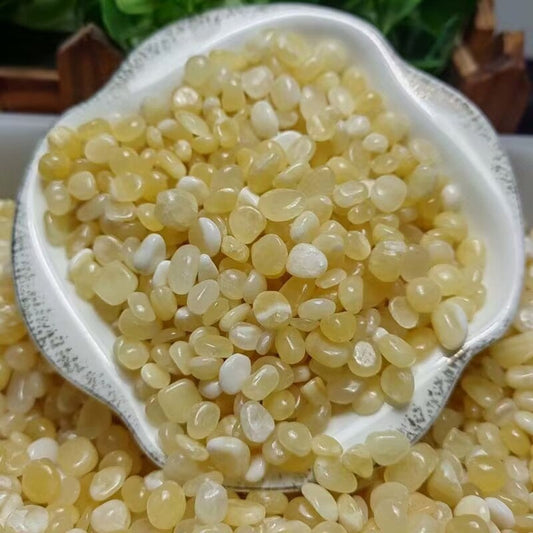Yellow Calcite Tumbled Chips Bulk Wholesale natural crystal image 1 bulk wholesale